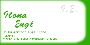 ilona engl business card